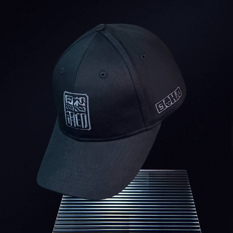 The official three -body flagship store, my three -body surrounding ideological steel printing baseball cap embroidery, embroidery, universal peaked cap