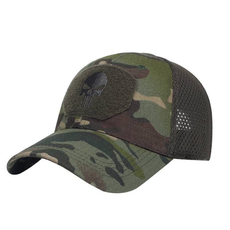 Embroidered hat Men's pure cotton breathable leisure party Black four seasons magic pits