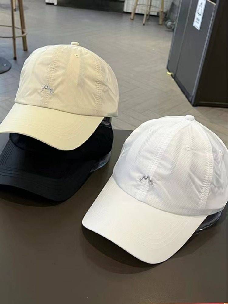 Hat female fast dry baseball hat hill thin sunshade sunscreen peaked hat summer outdoor sports men's sun hat