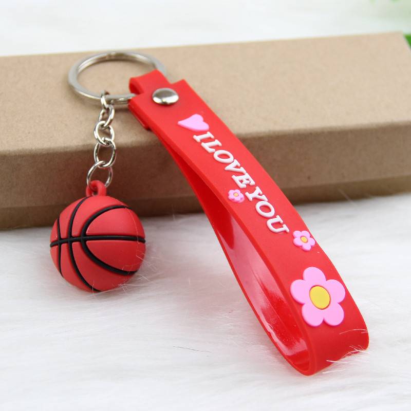 Leather rope soft rubber basketball