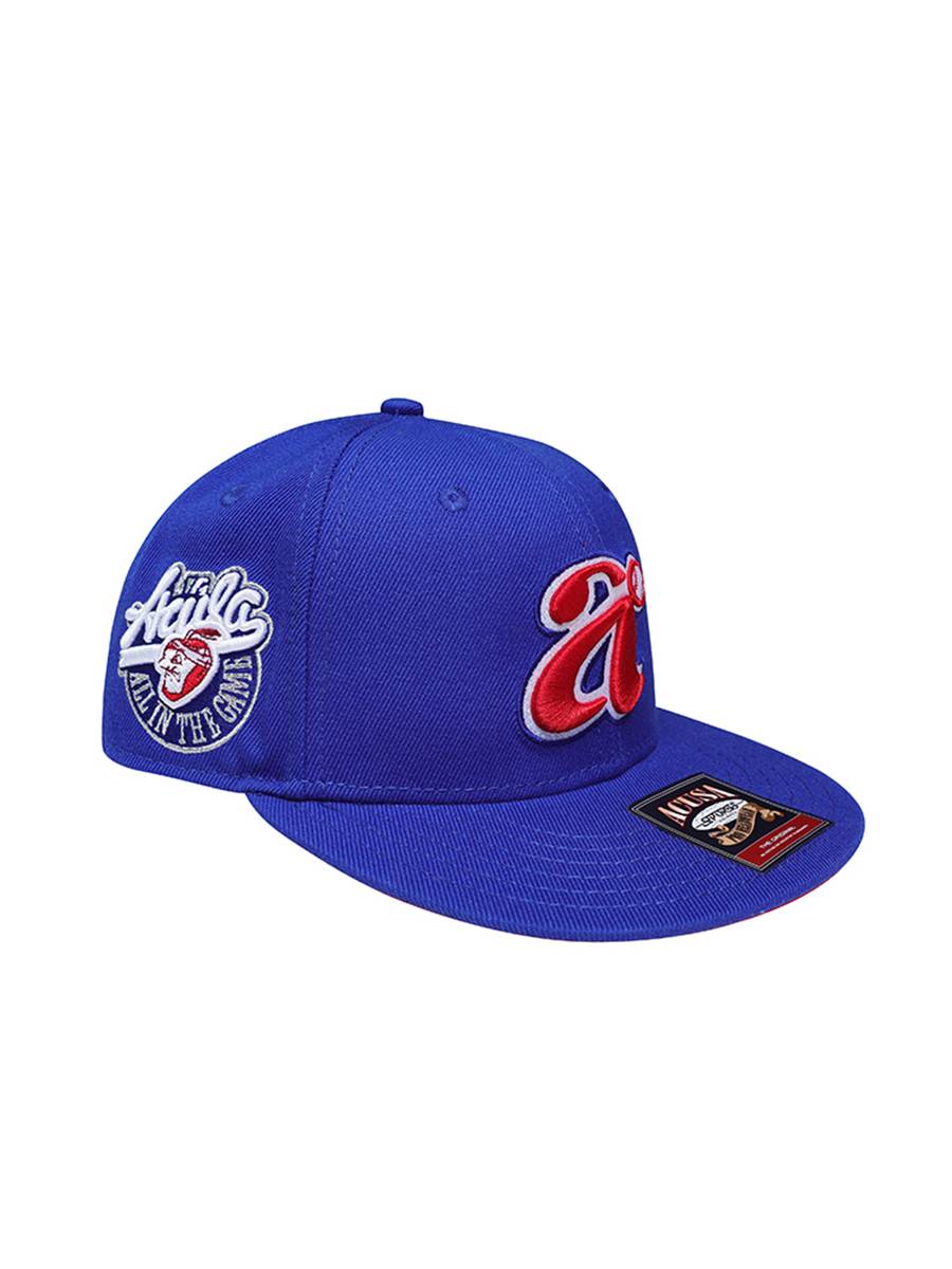 ACUSA Sports Little A letters baseball theme embroidered hiphop street style fully closed holding the ball cap