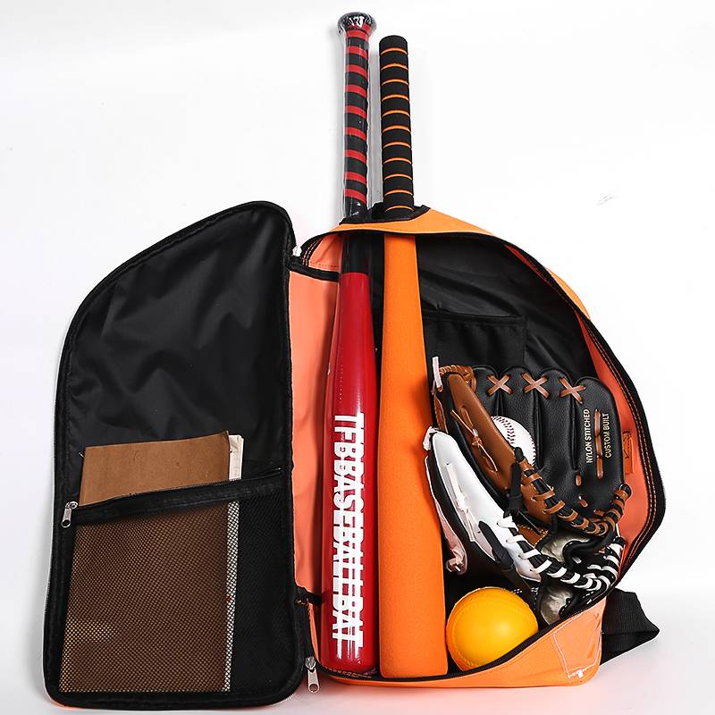 Baseball stick storage bag backpack Large -capacity baseball backpack Children's baseball bag baseball gloves baseball storage bag