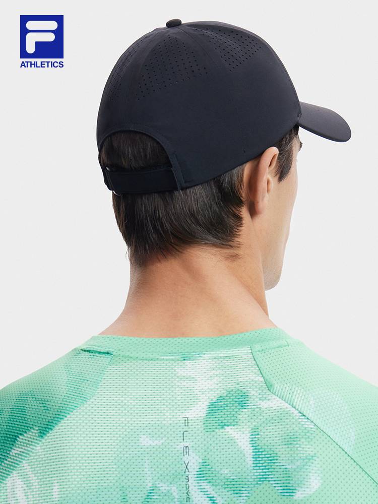 FILA official couple baseball cap 2024 summer new fitness sports hat shading hat duck tongue cap