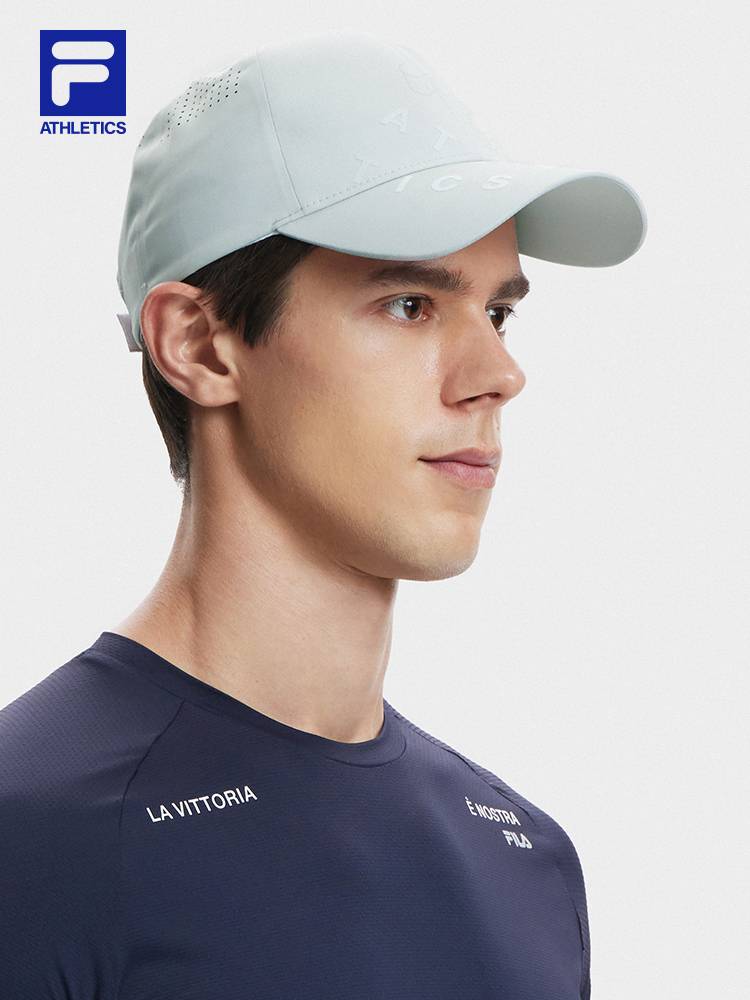 FILA official couple baseball cap 2024 summer new fitness sports hat shading hat duck tongue cap