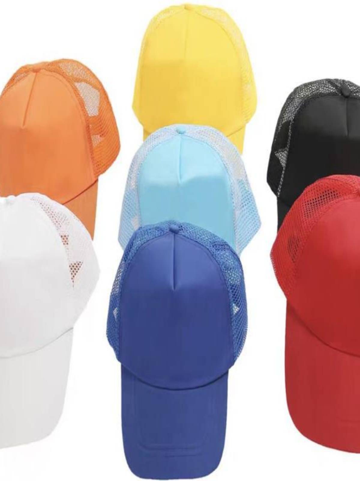 Customized tourist baseball hat Volunteer printed picture elementary school student logo children's safety advertising customization