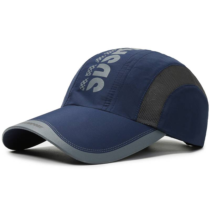 Summer baseball hat Men's outdoor sports fast dry hat shading, breathable cold hat, fishing sun hat female sunscreen hats thin