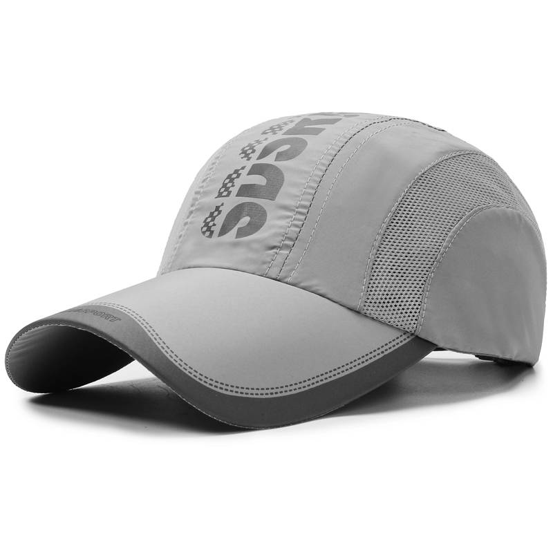 Summer baseball hat Men's outdoor sports fast dry hat shading, breathable cold hat, fishing sun hat female sunscreen hats thin