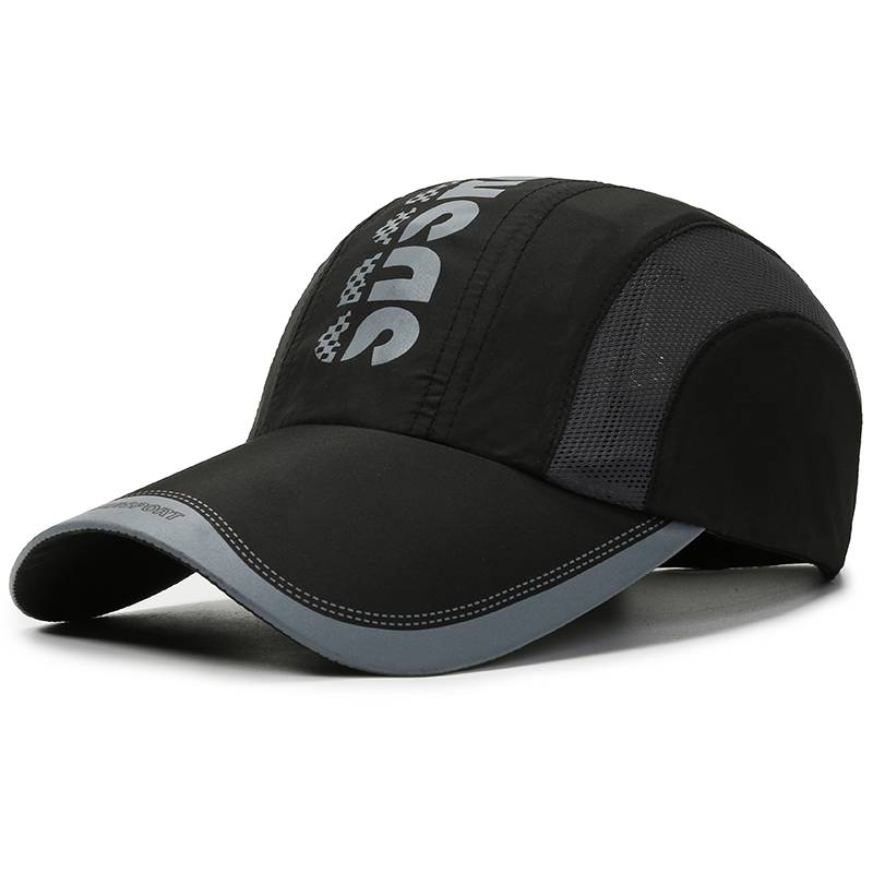 Summer baseball hat Men's outdoor sports fast dry hat shading, breathable cold hat, fishing sun hat female sunscreen hats thin
