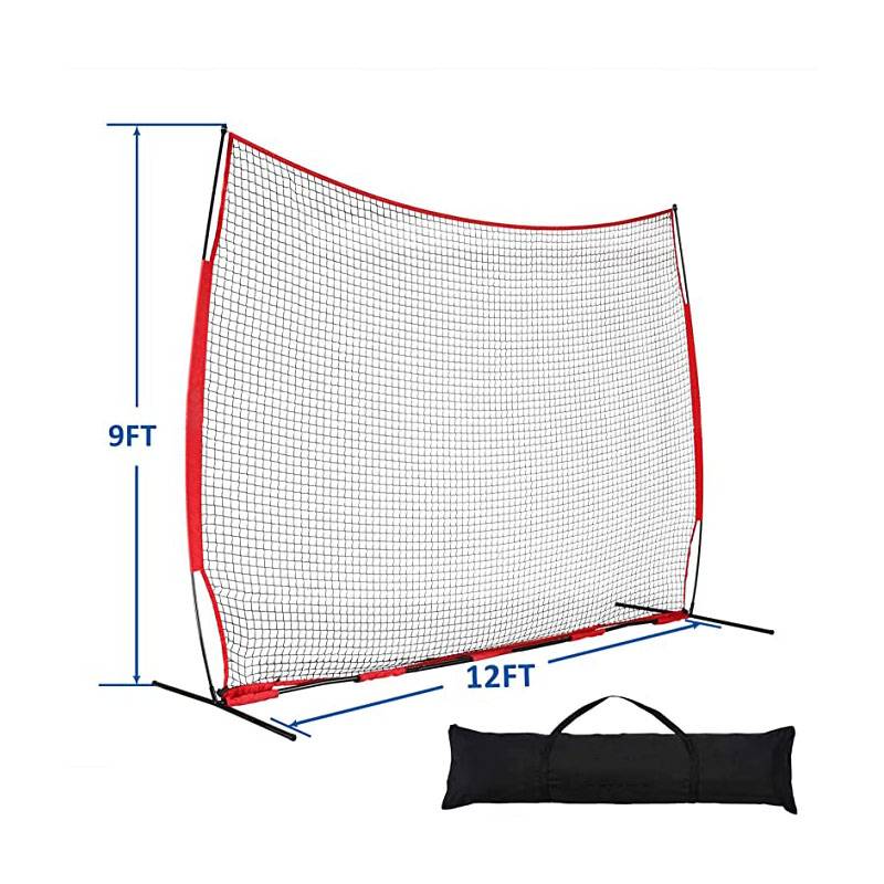 Portable baseball network soft hard baseball strike training graphic blocking net blocking net stick baseball practice protection net