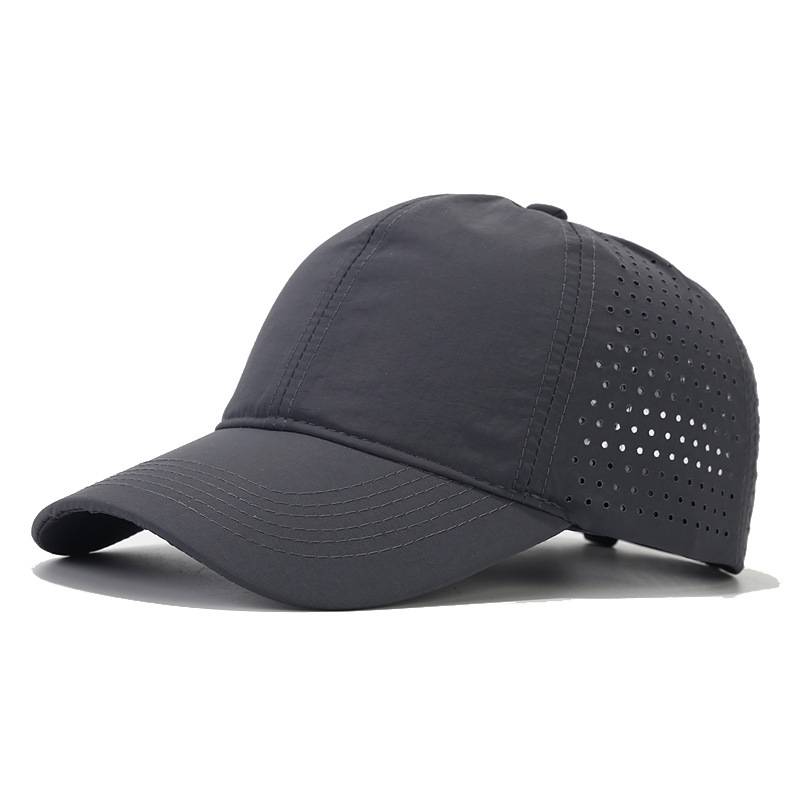 Summer baseball hat Men's outdoor sports fast dry hat shading, breathable cold hat, fishing sun hat female sunscreen hats thin