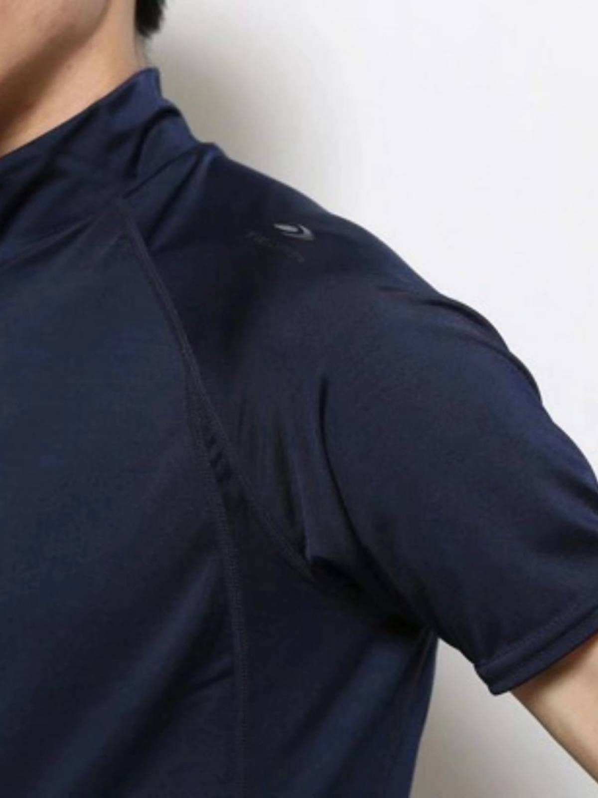 Japanese single tights baseball football, fast dry clothes fitness long -sleeved short -sleeved lining
