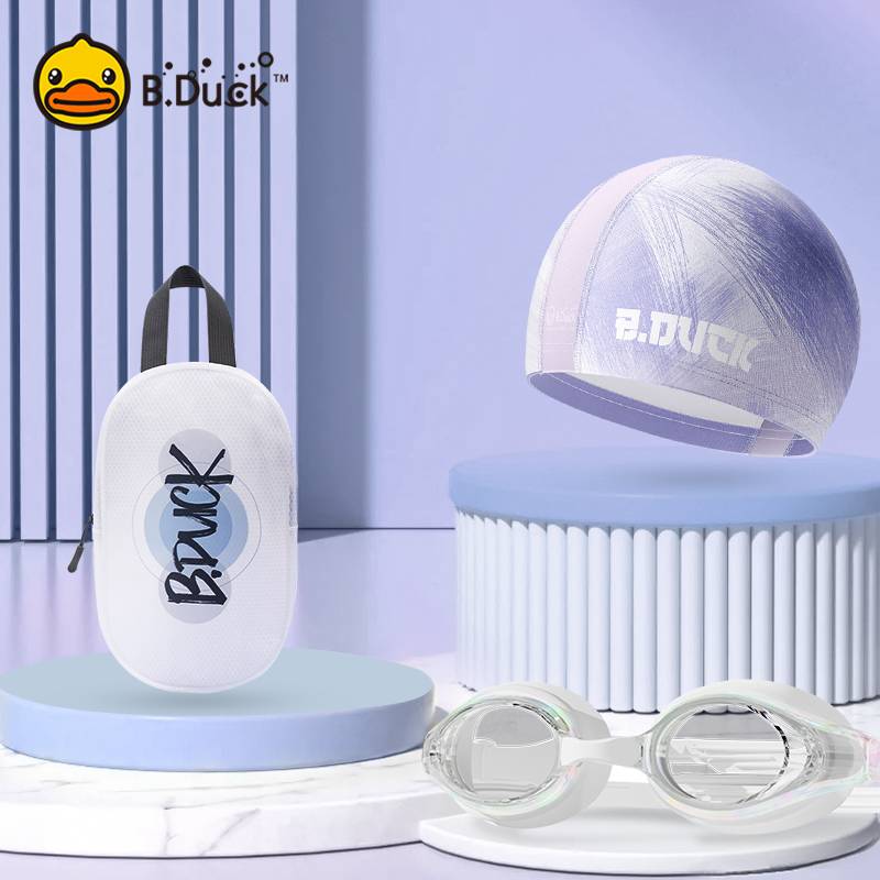 2107 swimming cap+swimming moster+swimming bag