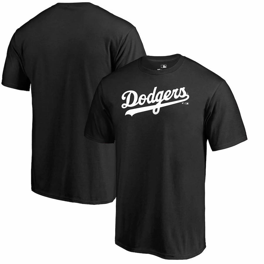 American Professional Baseball Dodgers Los Angeles Dodge Team Cotton Short Sleeve T -shirt