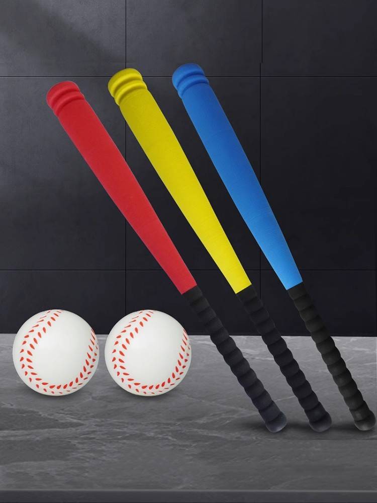 Baseball single training device Children's strike seat bracket equipment soft rubber props toy baseball baseball baseball stick