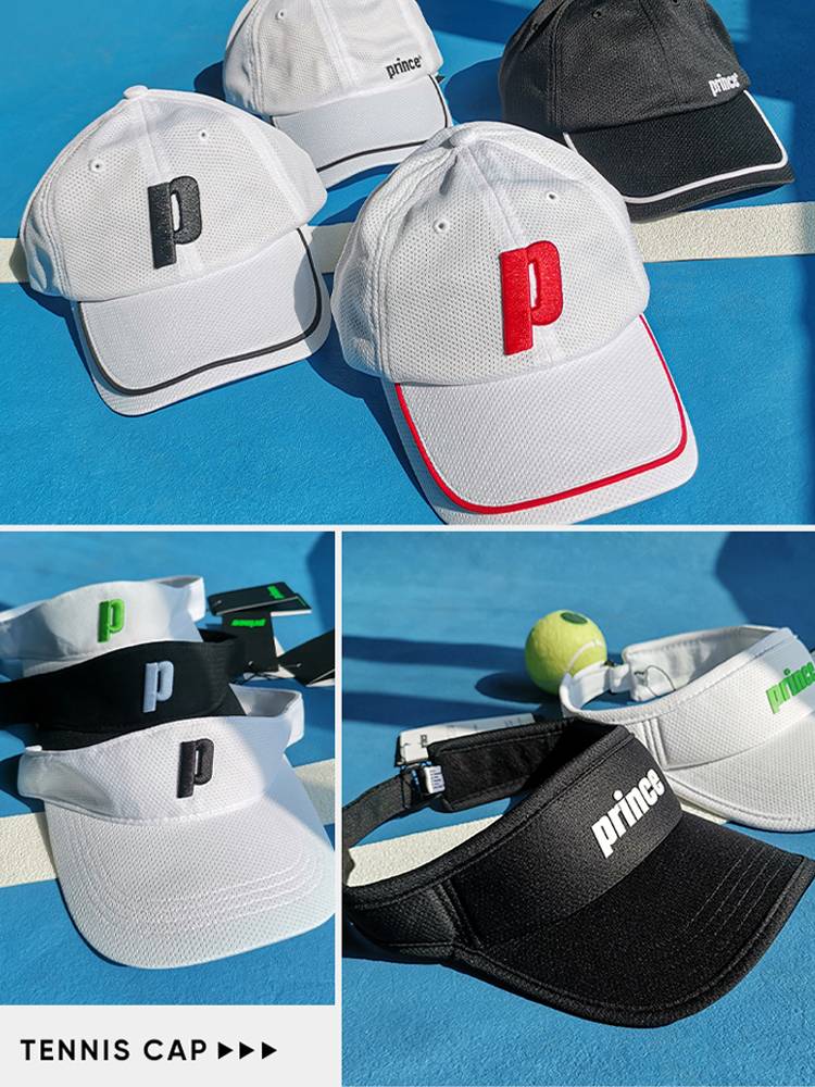 Prince Prince without top hats with top hat men and women running fashion sports sunscreen empty -top hats Duck tongue hat tennis