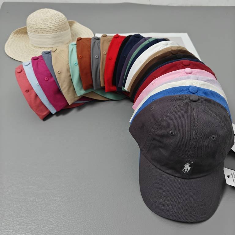 -3 POINT%-Classic Pony Standard Simple and Atmospheric Baseball Caps 17 Color Optional Pure Yuan Matto Hat