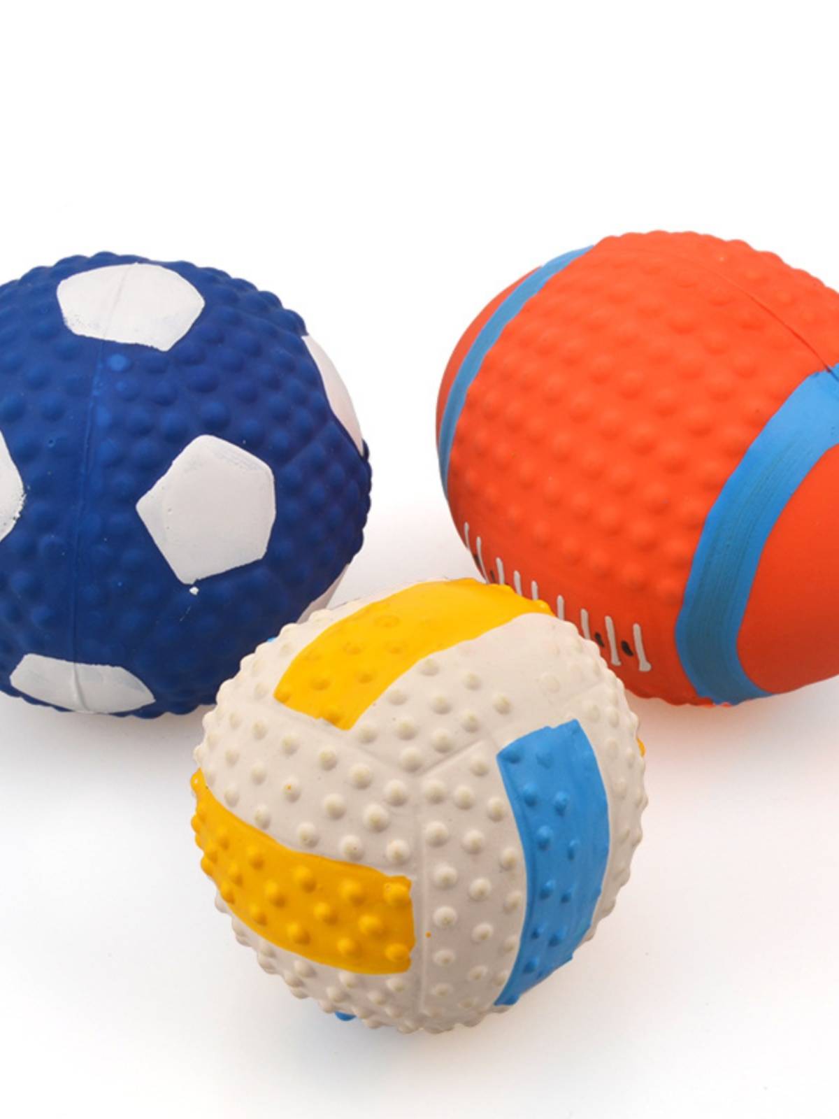 Pet latex toys High -bomb cotton fill latex football sound toy pet dog toy