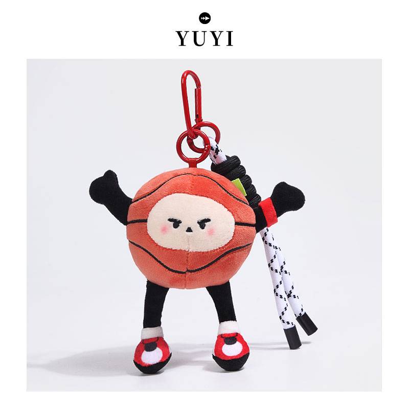 Basketball+hand rope+keychain