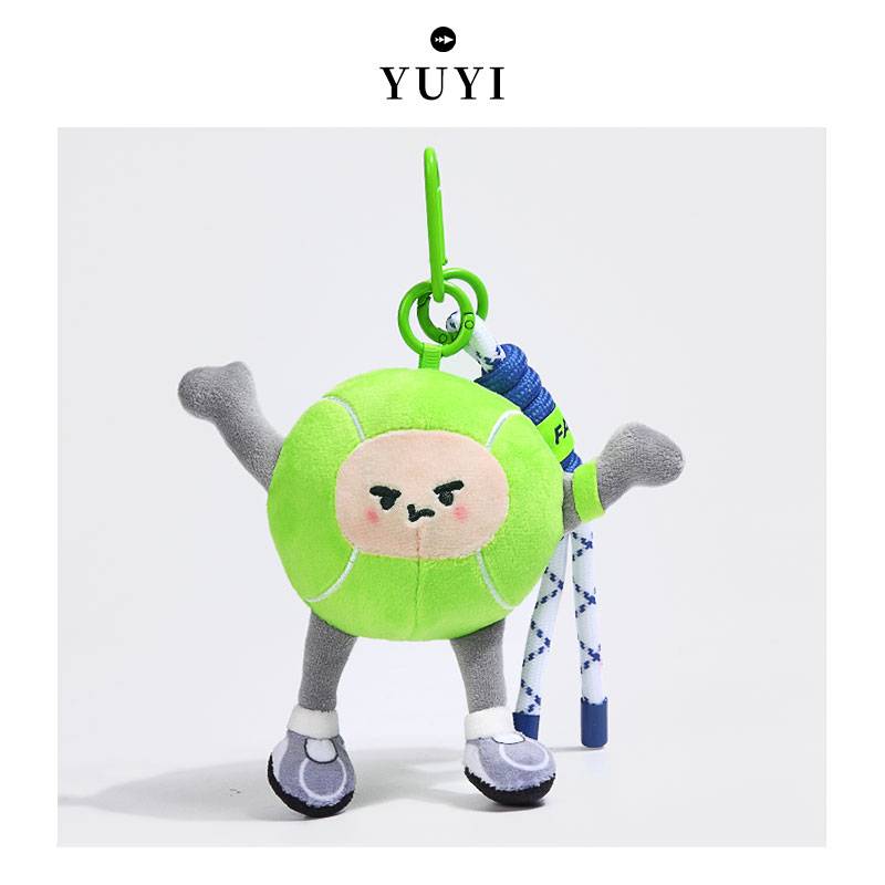 Baseball+hand rope+keychain