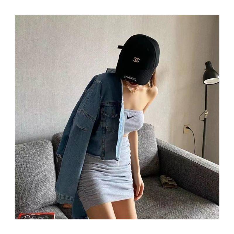 The same star high -quality double C embroidery letter Little incense ins incense ins, baseball cap wild hard top showing face duckling cap