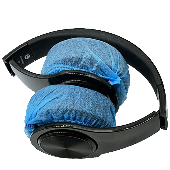 Disposable headset set Internet cafe non -woven dustproof sweat -proof earmack headset headset protective set sponge sleeve