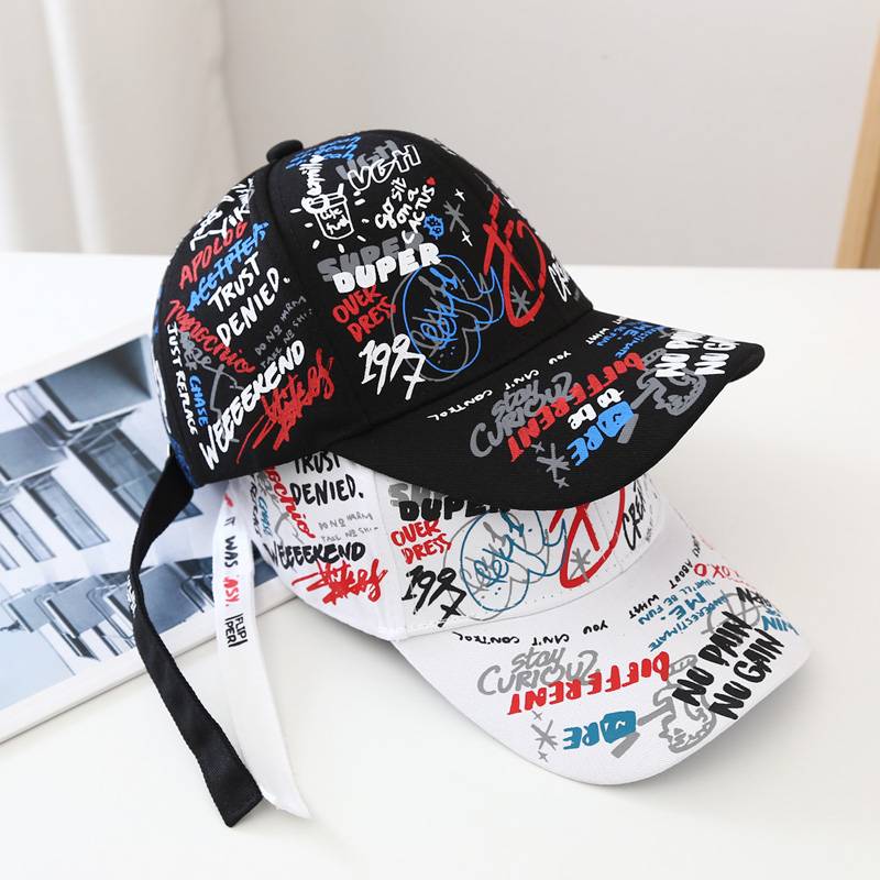 Hat Men's Summer Trend Baseball Caps Youth Street Tide Hip -Hop Casual Small Sham Hat New