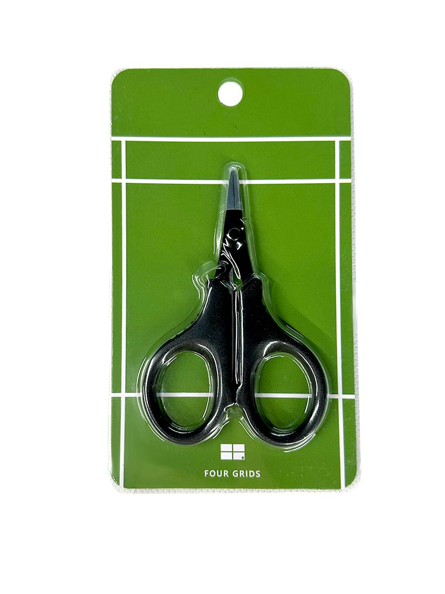 Four plaid badminton line special scissors mini portable badminton stainless steel scissors