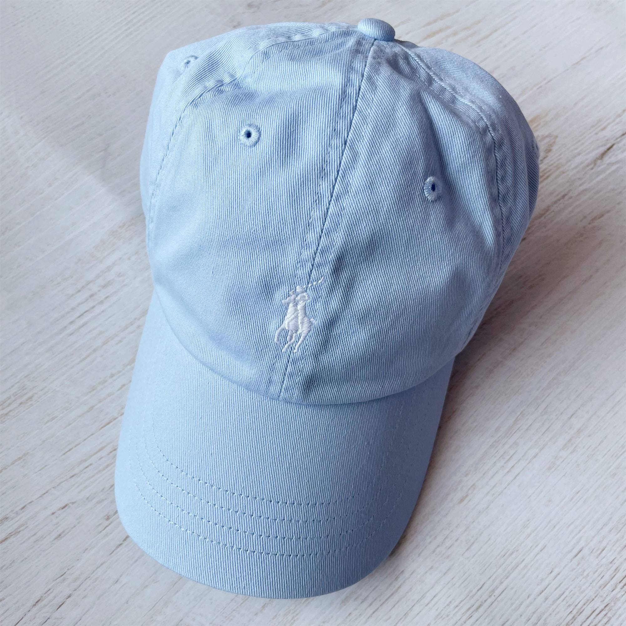 Sky blue white label