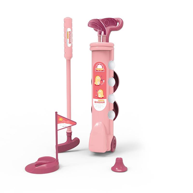 Pink golf suit