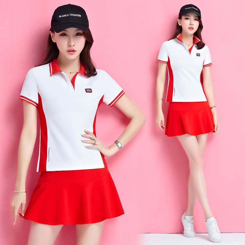 Fair brand Nike group purchase tennis uniform sports suit female summer new short -sleeved short skirt Korean skirts casual baseball