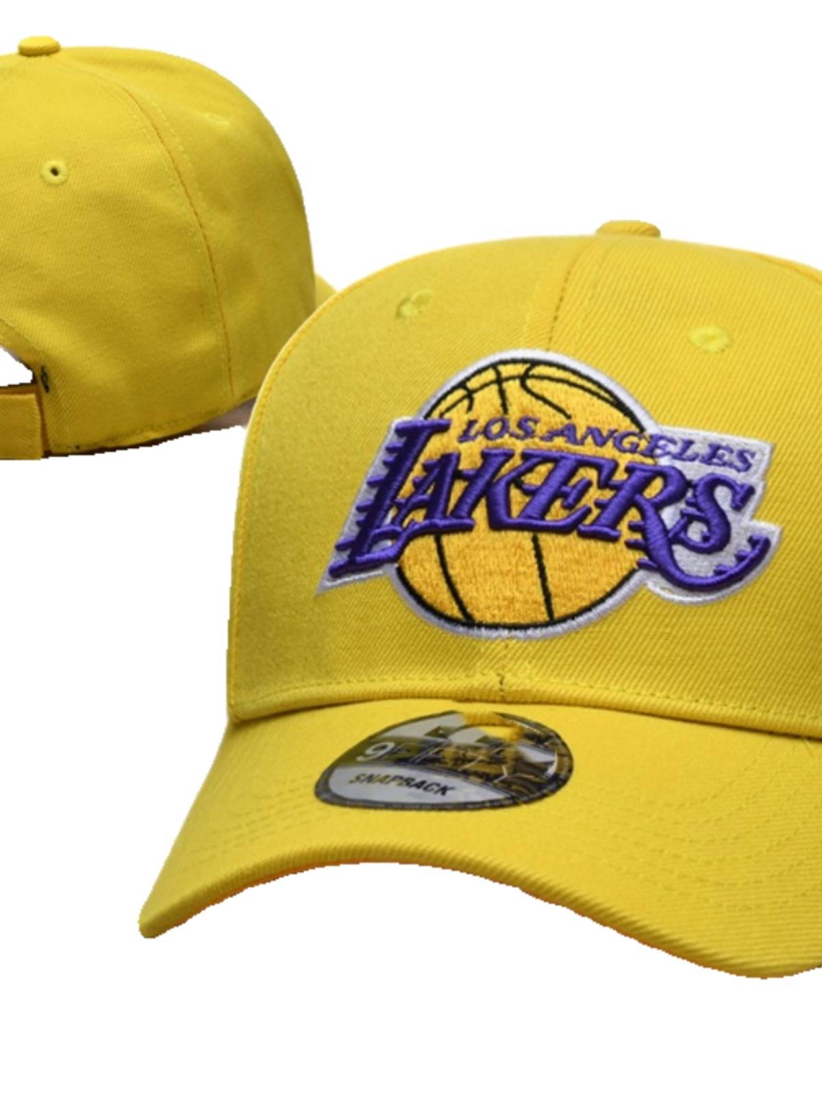 Spring and Summer NBA Lakers Warriors Heat Basketball Team Baseball Hat Men's Outdoor Small Embroidered Smooth Duck Tongue Hat