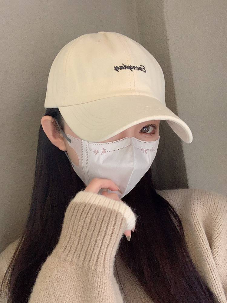 Fugu cabinet new peaked hat female summer versatile face face small Ins trend spring and autumn leisure sunscreen baseball hat