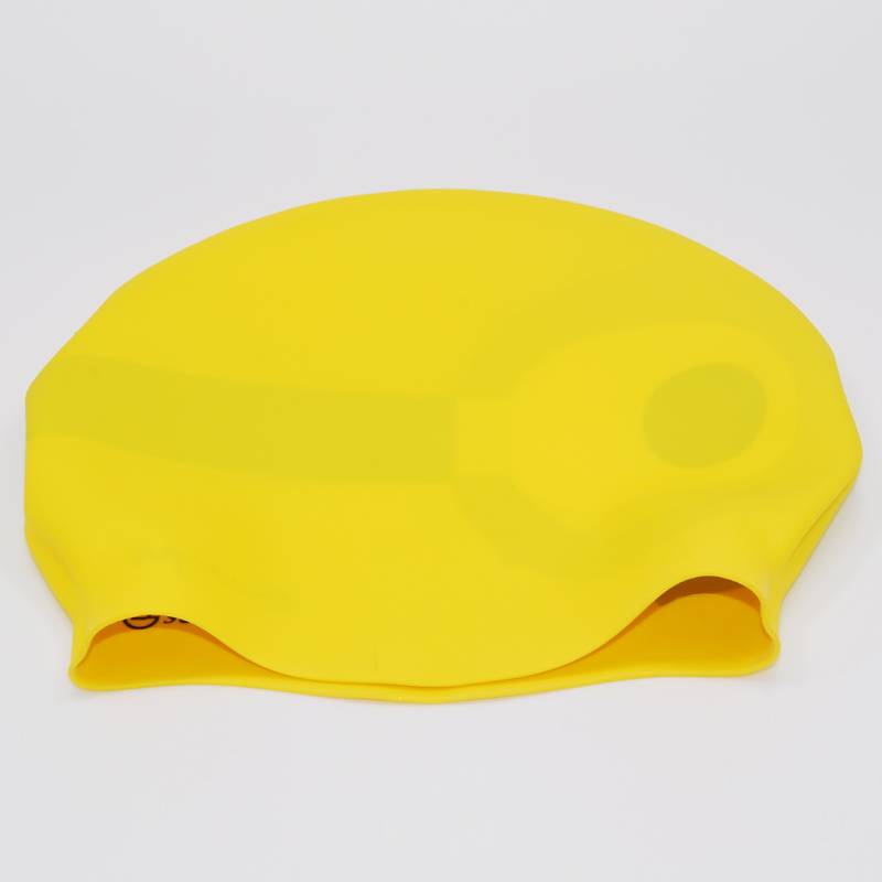 Surging Little yellow people swimmer comfortable swimming hat Environmental cartoon swimming hat silicone waterproof new model