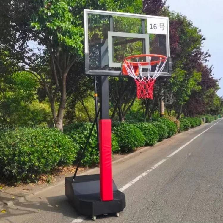 Lift mobile basketball rack household vote box outdoor telescopic strap adult kindergarten basketball outdoor outdoor