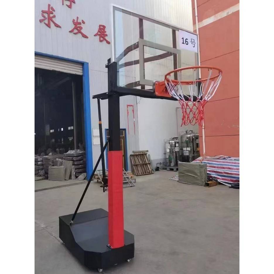 The new lifting basketball rack with wheel