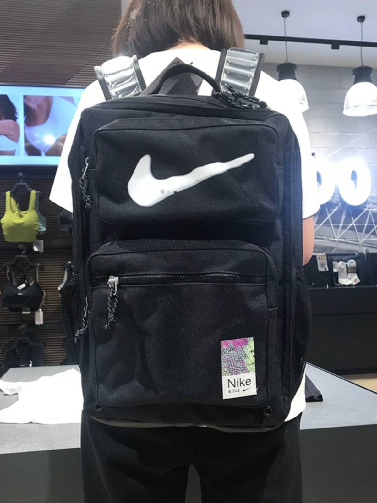 Nike Nike Max Travel Sports AIR air cushion backpack backpack computer student schoolbag men and women FB2833-010