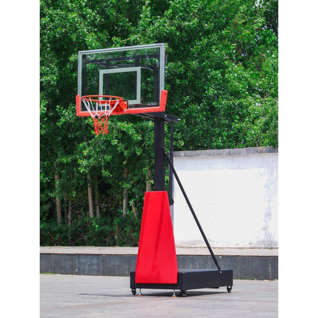 Lift mobile basketball rack Children adults indoor and outdoor youth standard professional American outdoor children's basketball rack