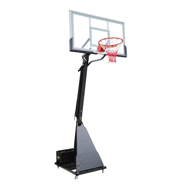 Adult professional children's indoor buckle rebound baskets movement can be lift up and lift up the standard iron base of the outdoor of basketball