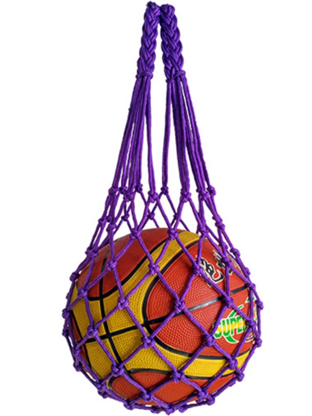 Basketball basketball bag basketball net bag storage bag football network pocket bag plus blue ball blue net basketball bag