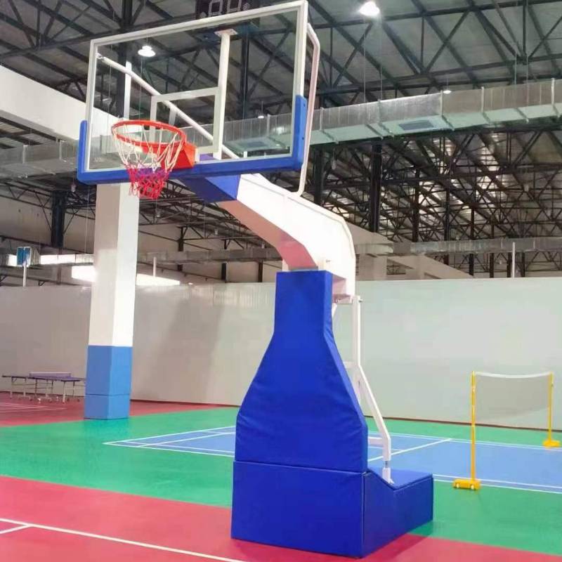 Olympic star manual hydraulic basketball rack