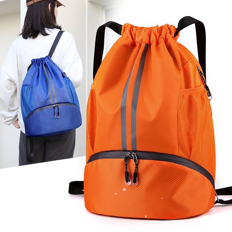Basketball bag swimming bag dry and wet separation swimwear storage bag sports backpack training backpack