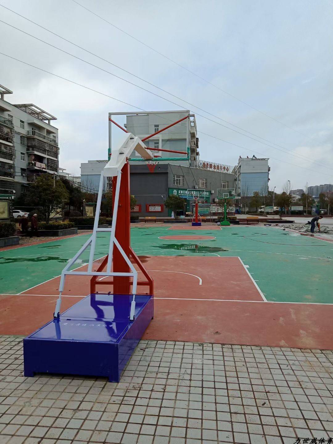 Ling Box three -color basketball rack training indoor and outdoor