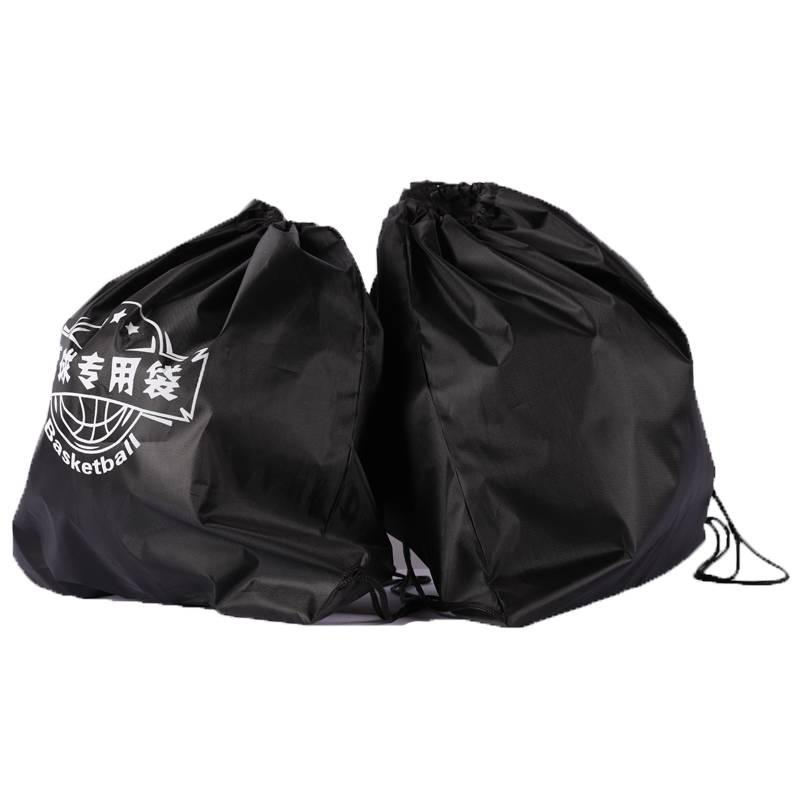 Shoulder back basketball pocket Pocket drawing net pocket training full volleyball storage black ball bag can customize logo