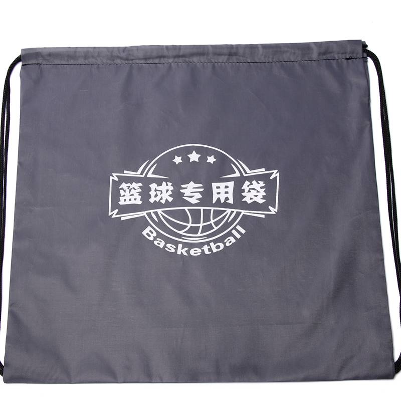 Grey basketball bag print