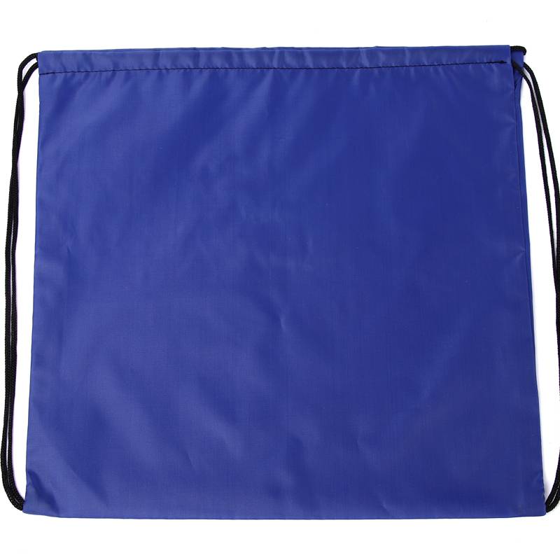Blue unprinted basketball bag