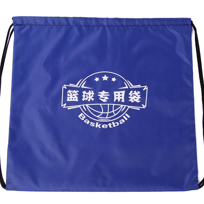 Blue basketball bag print