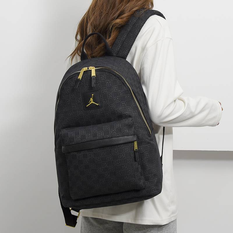 Jordan junior high school student schoolbag sports AJ flying people fashion backpack basketball backpack large -capacity computer travel bag