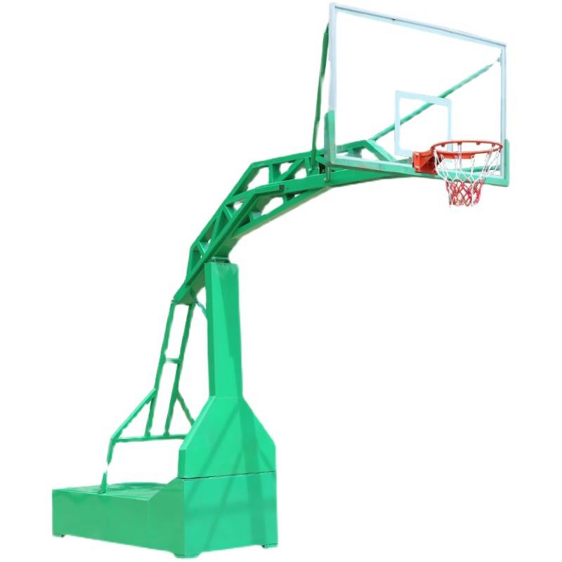 Outdoor mobile basketball frame standard adult outdoor school home competition can be dunk professional blue ball rack basket