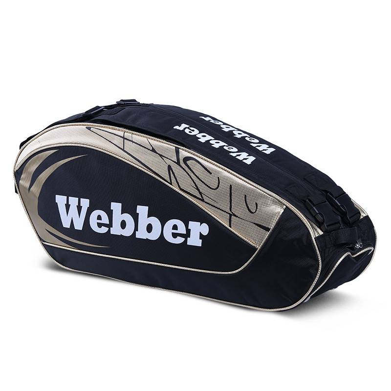 Genuine Weber badminton racket bag shoulder backpack backpack supporting hand -made bag tennis bags for men and women