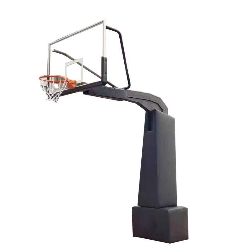 Outdoor burial basketball rack school professional outdoor standard embedded rural home fixed lifting can be lifted basketball box